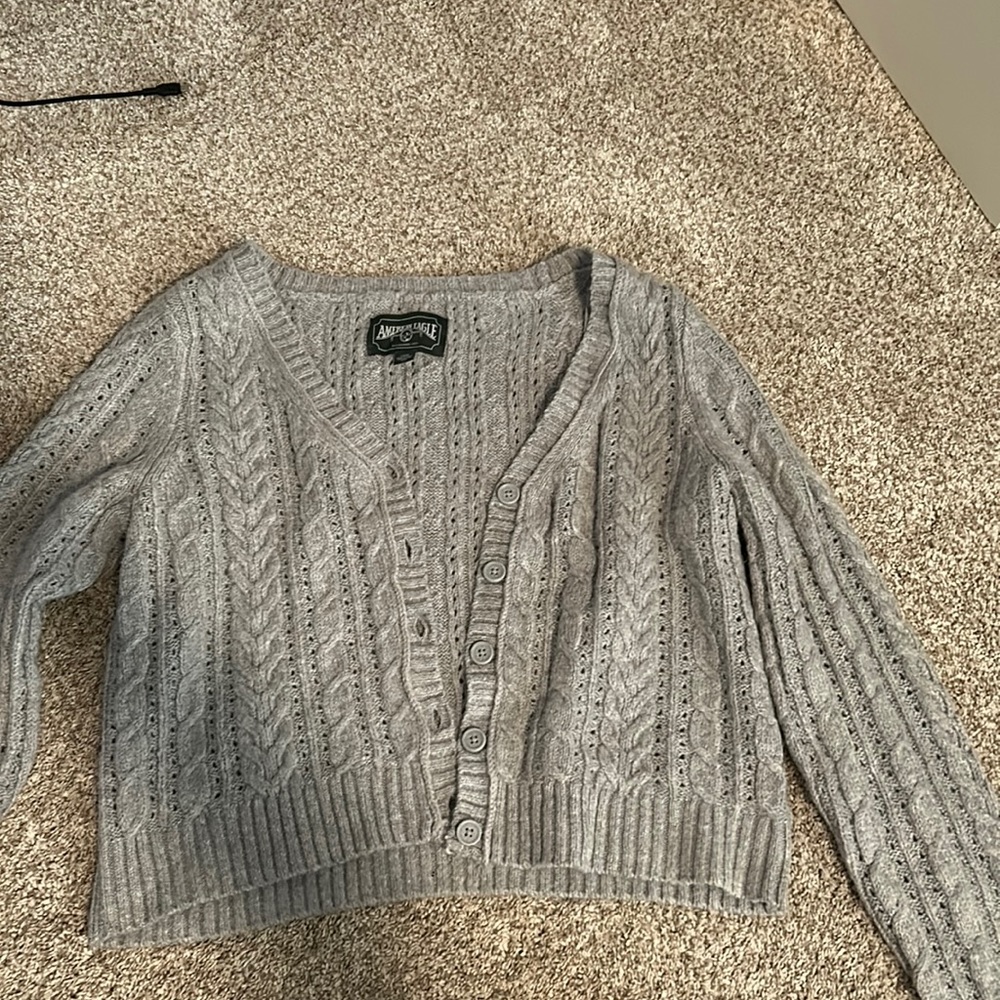 American Eagle Button Up Sweater